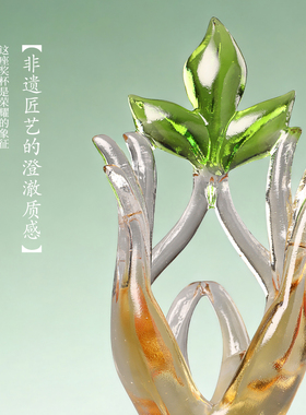 古东东古法琉璃定制奖杯年会颁奖