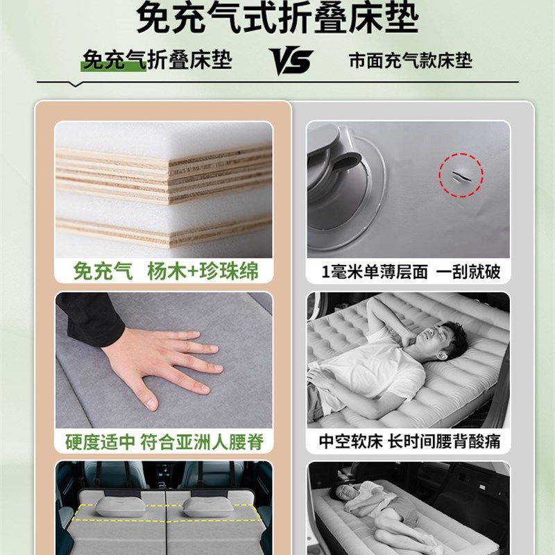 奇瑞瑞虎5X专用车载床垫汽车后排后备箱睡垫床车延长板.折叠旅行,淘宝优惠券,粉丝福利购,淘宝优惠卷