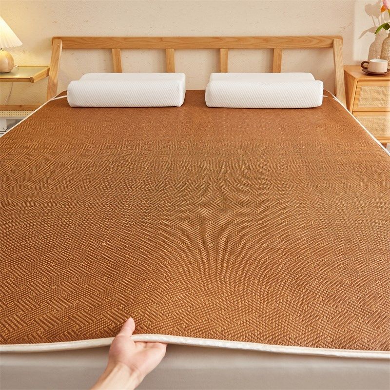 2025新款冬夏两用泡泡棉双面藤席子夏J季打地铺垫学生宿舍床褥垫,淘宝优惠券,粉丝福利购,淘宝优惠卷