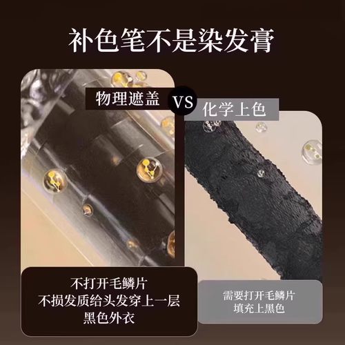 补色遮盖美发笔一次性自然遮盖白发防水速干应急补色美发笔A5 - 图1