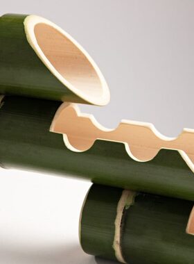 定制彝族苗族少数民族高山流水竹筒酒具酒吧餐饮娱乐会所使用道具