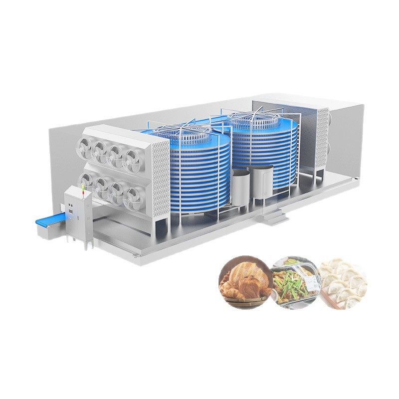 大型双螺旋速冻机生产线可速冻肉类家禽香肠烘焙面点预制菜冰淇淋,淘宝优惠券,粉丝福利购,淘宝优惠卷