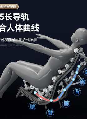 智能按摩椅SL导轨全包裹太空仓零重力多功能电动全身一体式按摩椅