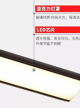 户外长条壁灯防水阳台露台过道楼梯灯led超亮庭院门口室外墙壁灯