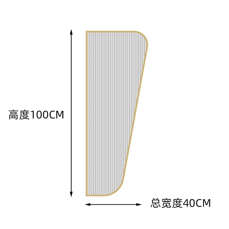 小便池挡板公共化妆室男厕小便斗隔板酒店不锈钢厕所隔Y断板可定 - 图0