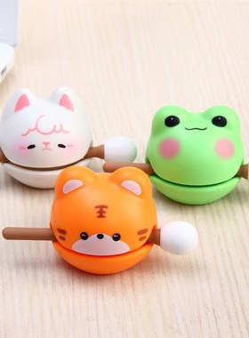 小木鱼敲解压玩具公德办公室桌面摆件治愈系情绪稳定神器可爱青蛙