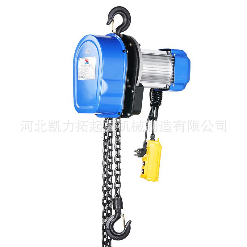 固定挂钩式环链电动葫芦220v80v1-10吨起重提升机鬼头款电动葫芦 - 图1