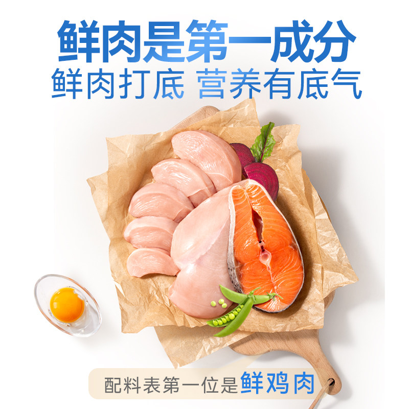 麦富迪佰萃猫粮蛋黄双拼三文鱼鳀鱼流浪猫宠物粮营养平价粮正品 - 图1