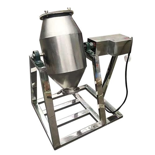 304不锈钢商用鼓式小型中v药粉末干粉搅拌手动搅拌机手摇式拌料机 - 图3