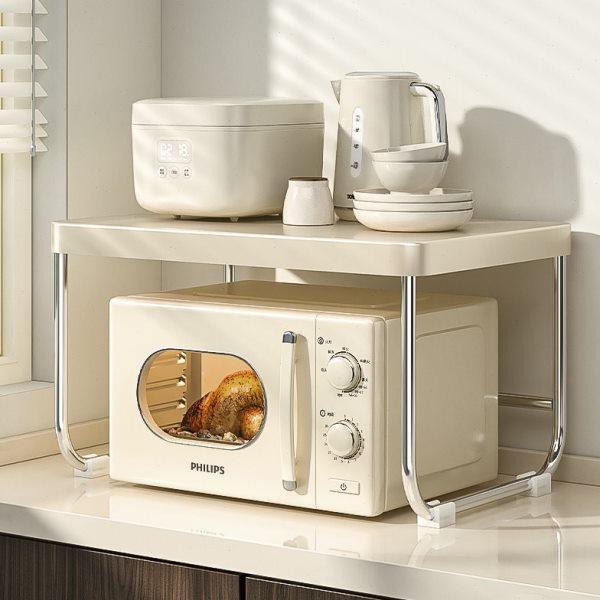 厨房微波炉架置物架多功能多层架子烤箱收纳架家用台面分层支架,淘宝优惠券,粉丝福利购,淘宝优惠卷