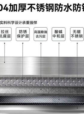 抽油烟机商用不锈钢排烟罩大吸风力率小型饭店厨房农村土灶一体机