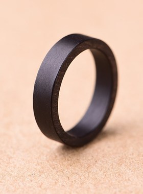 木质戒指b绿檀紫檀情侣款对戒指民族风创意手工定制可刻字指环男