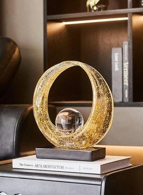 财源滚滚 原创h高端轻奢艺术酒柜摆件客厅书房书架装饰品开业礼物