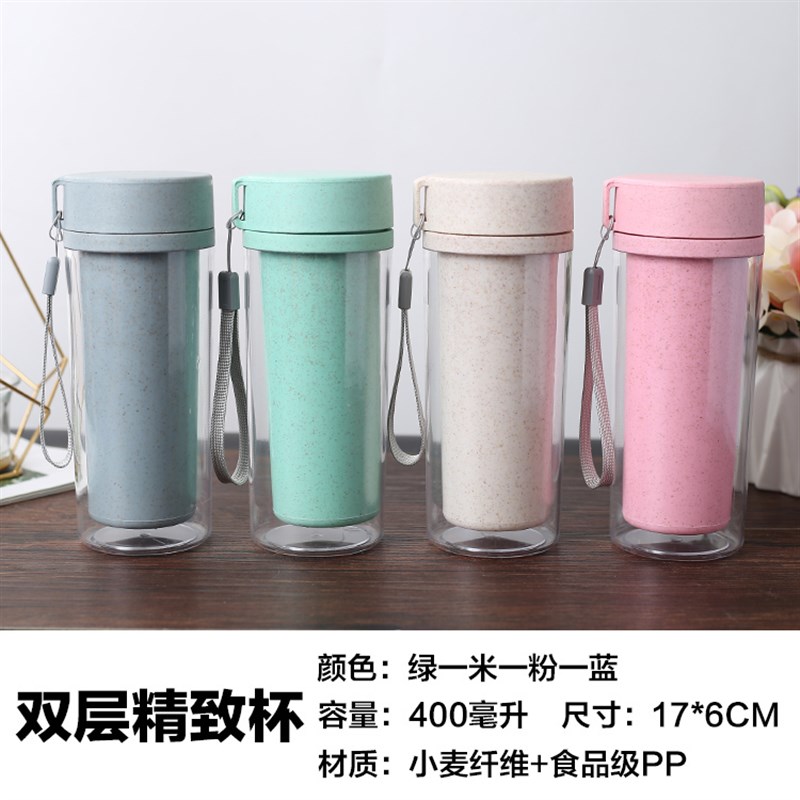 定制广告塑料玻璃水杯子印字logo订做开业活动地U推小礼品宣传赠 - 图1