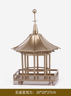 现代新中a式茶具组合客厅茶几狮子托盘摆件样板房售楼处玄关装饰