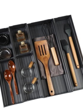 样板间厨房软装饰品摆件橱柜收纳抽屉展示小饰品刀叉铲勺组合套装