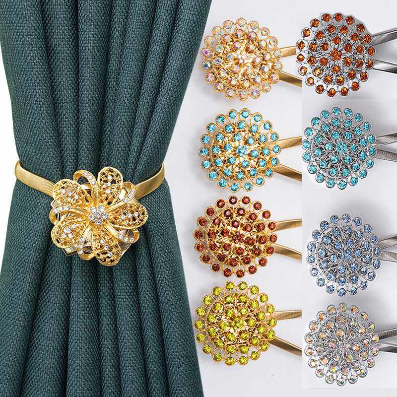 A5L窗帘扣绑带配件磁铁欧式挂钩奢华墙勾一对装拉绳子免打孔窗帘,淘宝优惠券,粉丝福利购,淘宝优惠卷