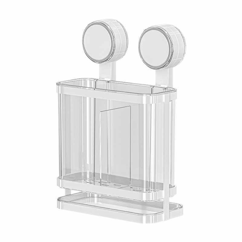 吸盘筷子筒壁挂式免打孔厨房沥水筷笼家用新款筷桶勺子筷子收纳盒,淘宝优惠券,粉丝福利购,淘宝优惠卷