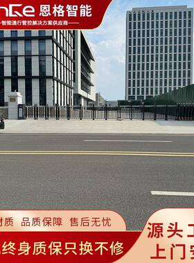 铝合金电动伸缩门工地智能遥控折叠大门不锈钢学校小区自动推拉门