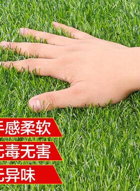 人造草坪仿真草坪塑料假绿植幼儿园人工草皮户外装饰绿色地毯垫子