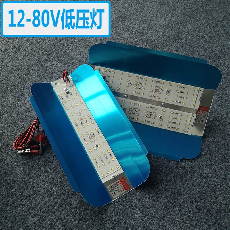 12v低压led灯泡夜市摆地摊户外电瓶车专用灯24v36伏48v110v碘钨灯 - 图0