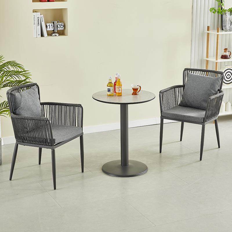 户外庭院沙发手工藤编岩板桌民宿餐桌可坐小户型藤椅三件套,淘宝优惠券,粉丝福利购,淘宝优惠卷