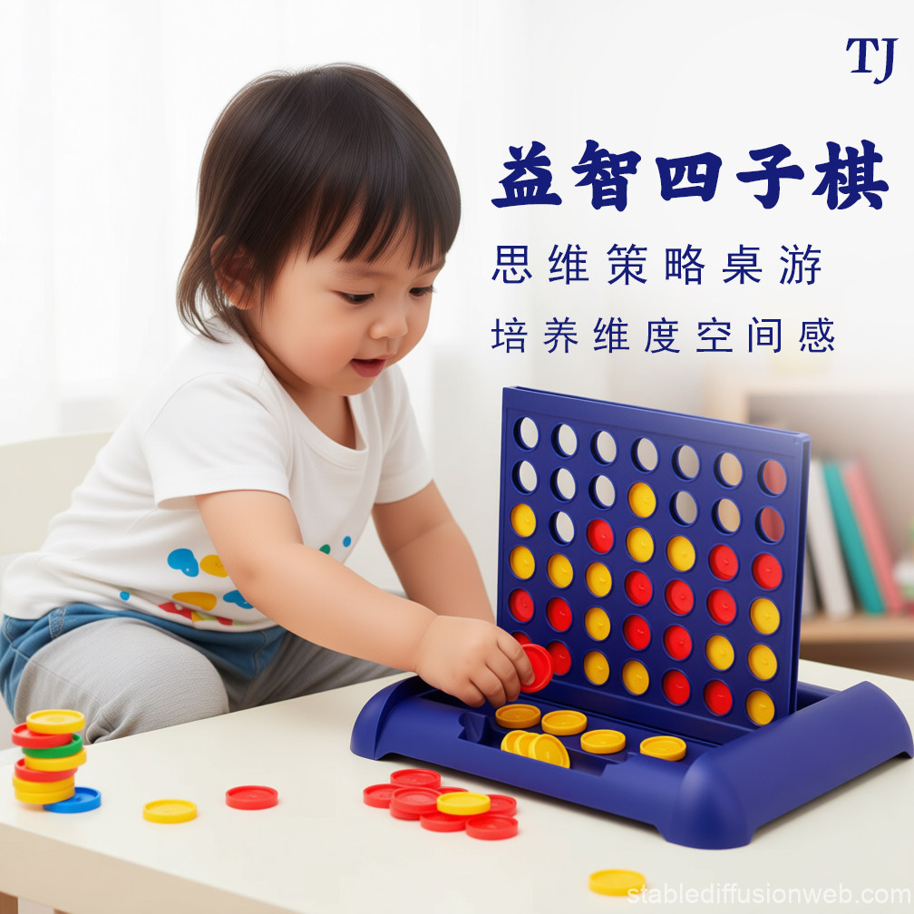 立体空间四子棋五子棋重力四连棋类游戏小学生空间思维训练玩具,淘宝优惠券,粉丝福利购,淘宝优惠卷