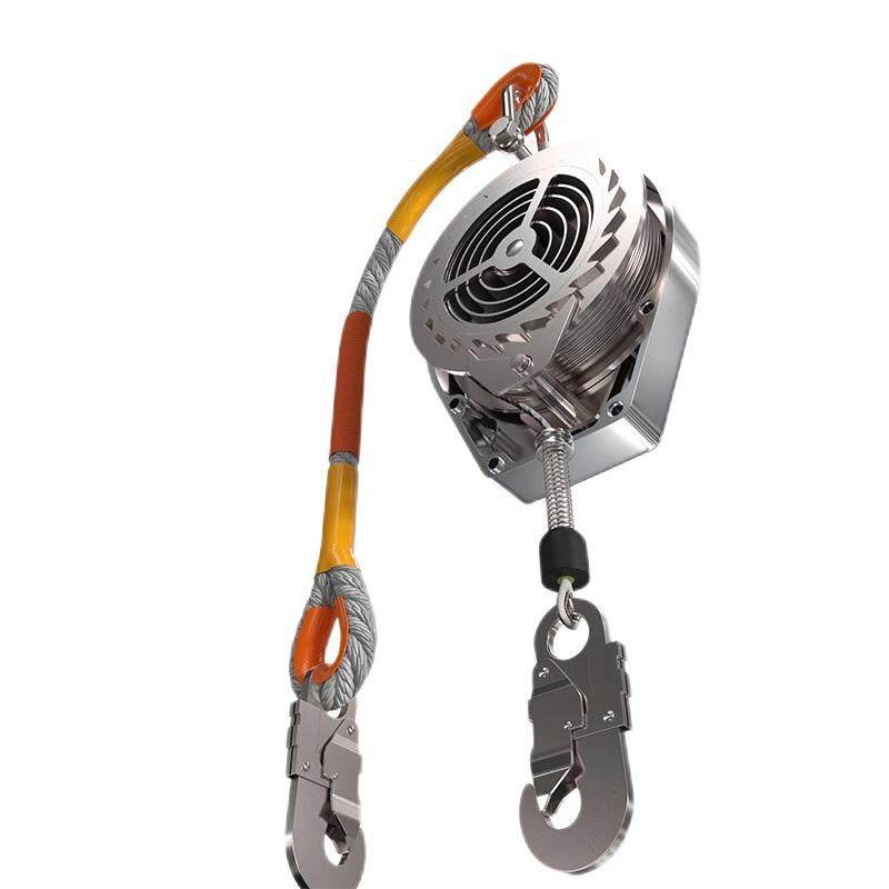 高空作业不锈钢防坠器04防锈耐腐蚀5m10米高空速差器钢丝绳防坠,淘宝优惠券,粉丝福利购,淘宝优惠卷