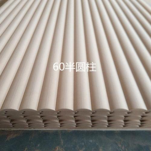 背景墙波浪板3/4/5/6公分半圆柱波纹板立体护墙室内装饰前台背景 - 图2