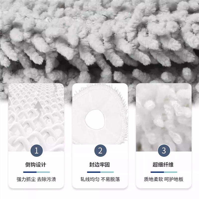 适配云鲸清洁剂J2洗液J3扫拖地机器人边滚刷J1滤芯J4专用抹布配件 - 图1