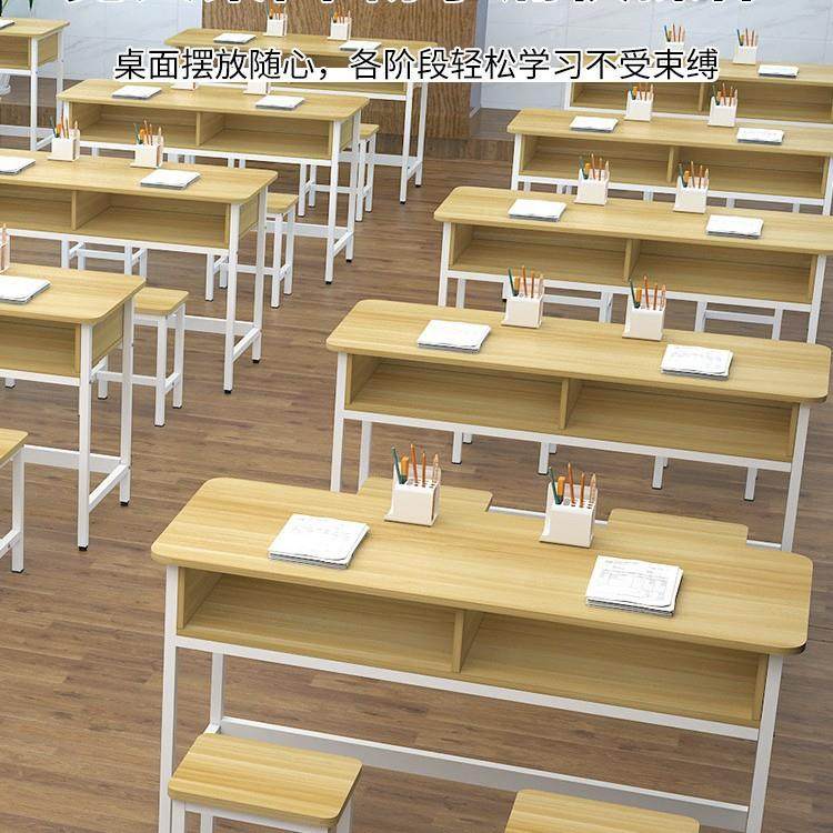 学生课桌椅双层带抽屉课桌补习班辅导单人双人三人位会议培训课桌,淘宝优惠券,粉丝福利购,淘宝优惠卷