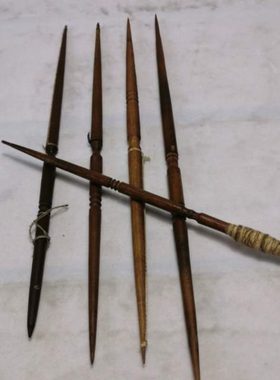 民俗怀旧收藏老物件老农具老纺车老纺线工具纺线锭子影视道具摆件