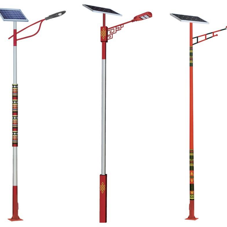 太阳能路灯户外20led6米杆80W高亮人体感应整晚亮灯公路景区照明 - 图3