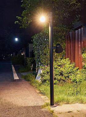 太阳能庭院灯户外接电可旋转草坪室外落地露台灯院子花园景观灯