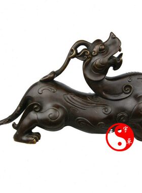 宇卓铜器纯铜貔貅黄铜貔貅皮丘铜貔貅工艺品摆件