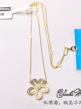 金色圆环链条项链女可调节长度