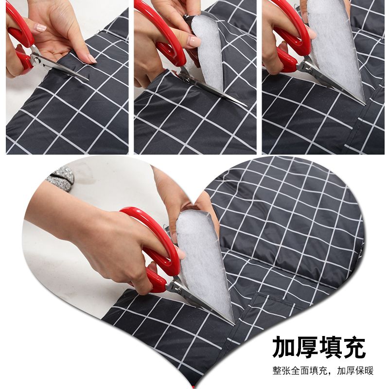 电动三轮车挡风被冬季加绒加厚防水加大电瓶摩托三轮车挡风罩保暖 - 图2