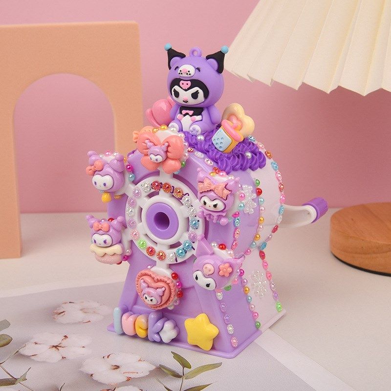 奶油胶卷笔刀DIY手工材料包儿童创意卡通可爱桌面摆件益智玩具,淘宝优惠券,粉丝福利购,淘宝优惠卷