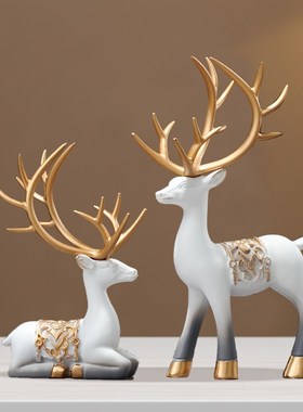 时来运转平衡石头迎客松r花瓶新中式摆件客厅家居饰品电视柜高级