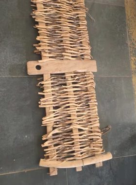 民俗老物件农村怀旧摆件老农具耢木制耢农家乐饭店民宿摆件挂件