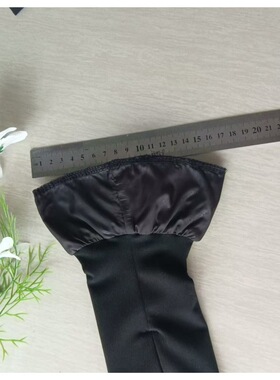 薄款黑袖摆露指头加长接袖口女款男款滑雪服防风袖口登山服有洞袖