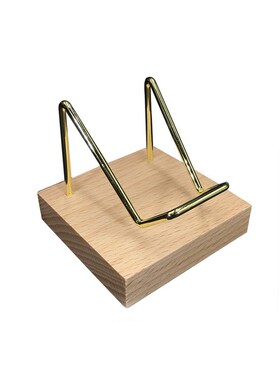 水晶簇水晶原石支架矿标原石支架水晶收纳摆件支架亚克力实木底座