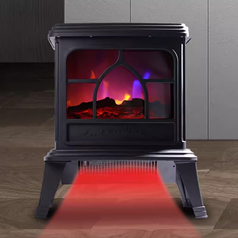 欧式壁炉取暖器家用暖气炉仿真3AD火焰大面积速热电热暖风机小太 - 图3