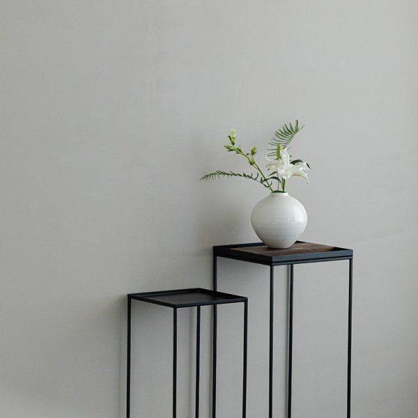 中古花架铁艺乌霁中式置物架茶室落地式托架禅意茶空间摆件花几,淘宝优惠券,粉丝福利购,淘宝优惠卷