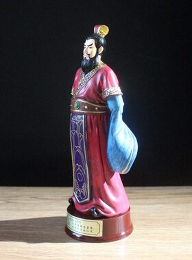 公仔孟德办公室三国雕像书房人物摆件创意中式客厅曹操家居饰品内