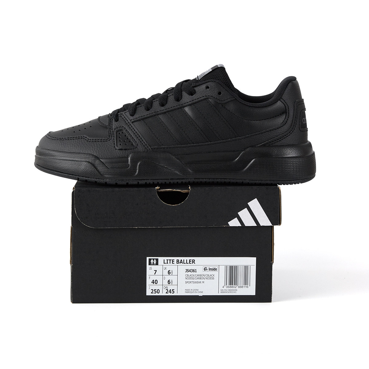 【马年限定】阿迪达斯透气板鞋黑色官方正品男女鞋新款运动JS4361