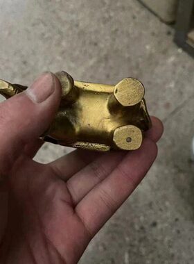 上上猴子招财客厅中式职场进步书房办公室摆件铜大象马象封侯向驿