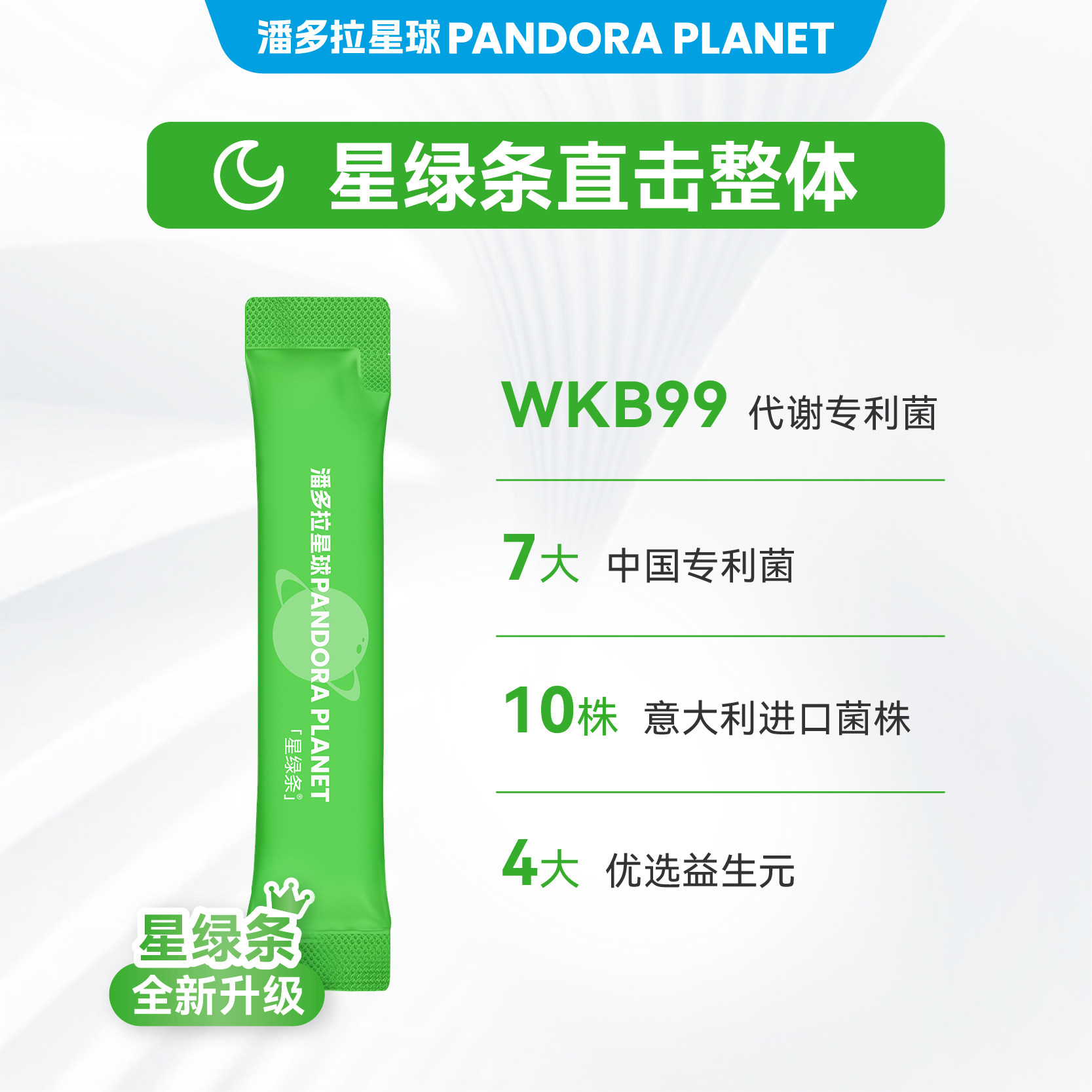潘多拉星球PANDORAPLANET 早蓝晚绿益生菌正品大人成人B420益生元