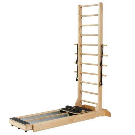 厂家供应普拉提白枫木双向核心梯床瑜伽馆滑动梯床大器械拉伸滑轨 - 图3