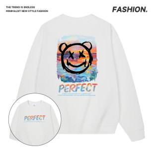 国潮秋冬重磅卫衣 宽松长袖 百搭休闲舒适透气